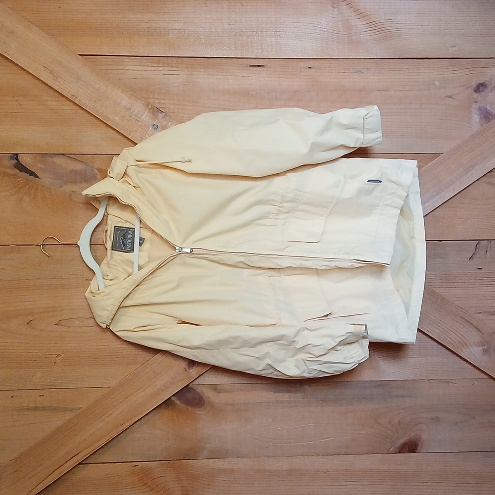 Yellow Rain Jacket. Pacific Trail